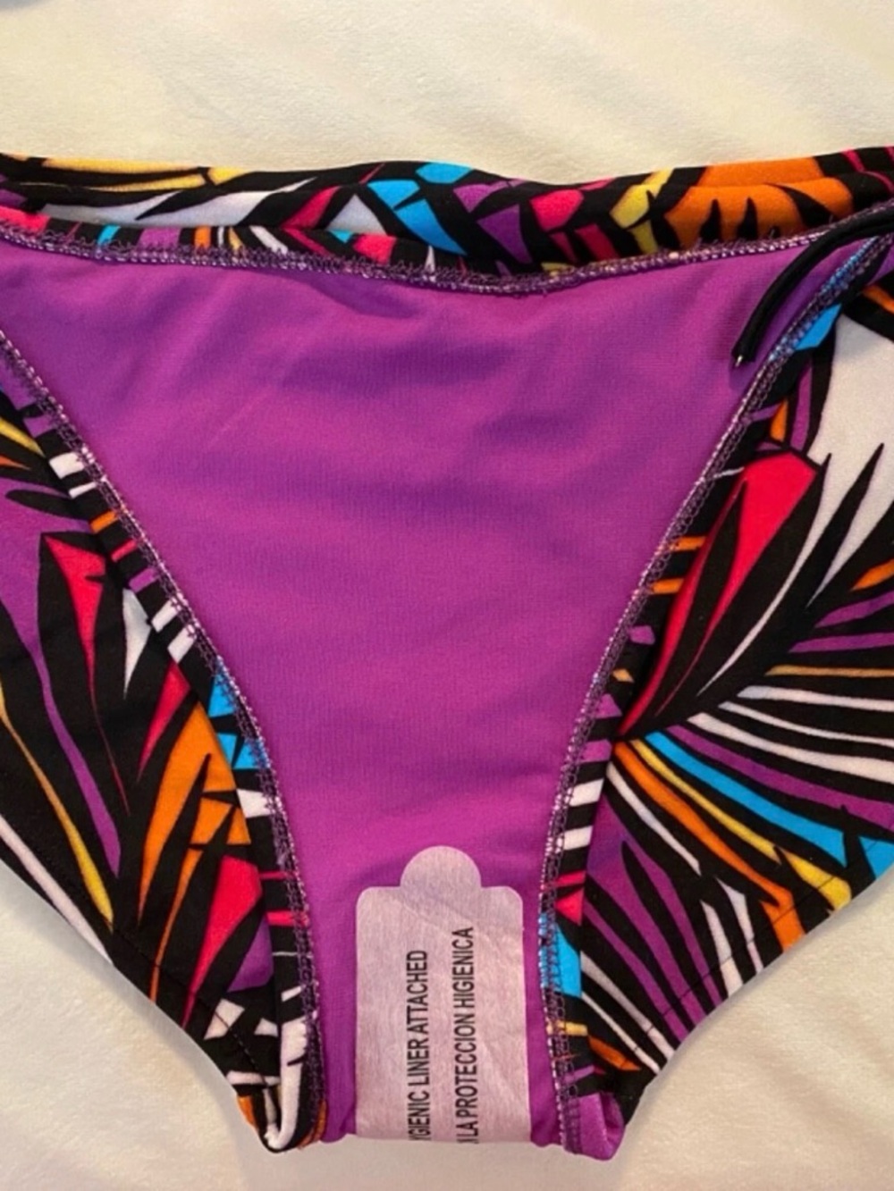 Xhilaration Shimmer Purple Swim 2-piece Bikini Size M NWT - Picture 5 of 6